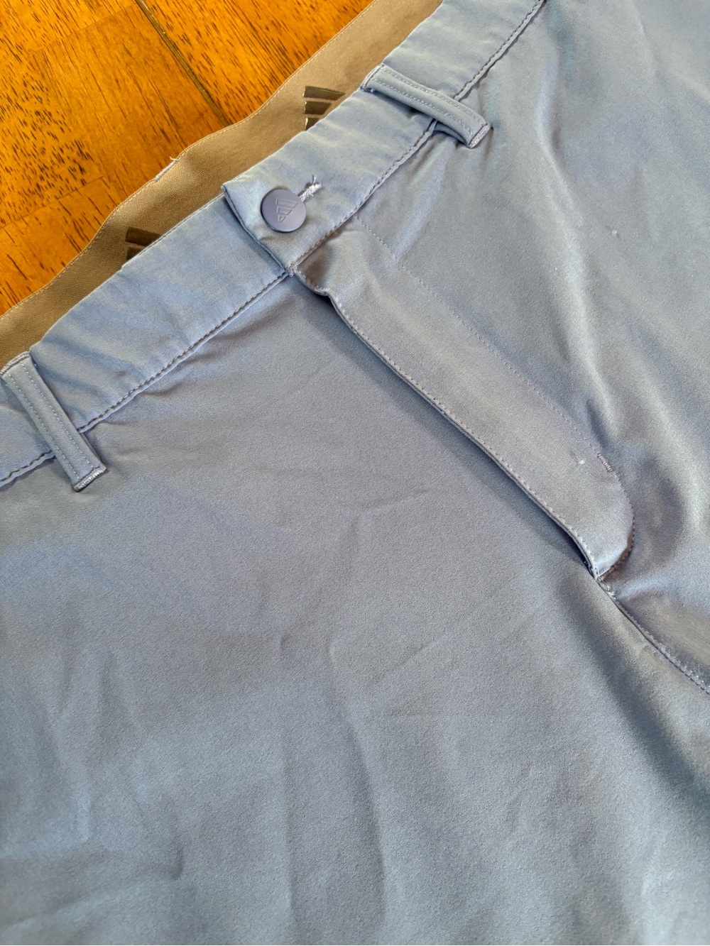 Adidas Men's Light Blue Performance Chino Pants